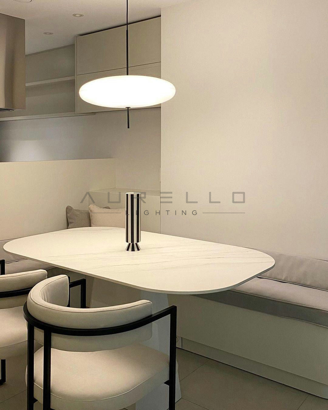 Opal Disc Suspension Lamp