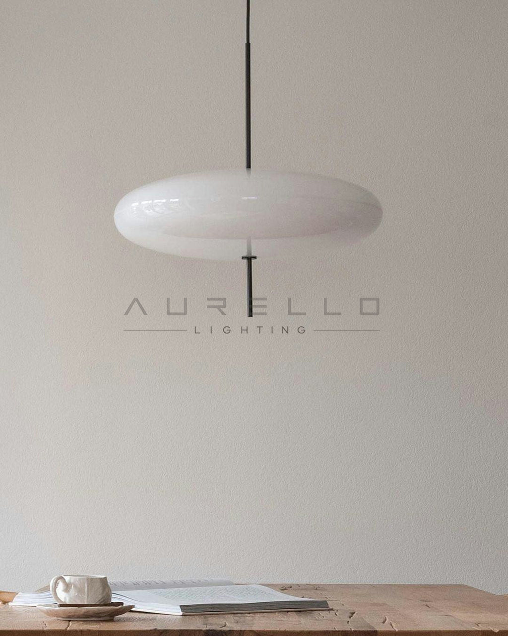 Opal Disc Suspension Lamp