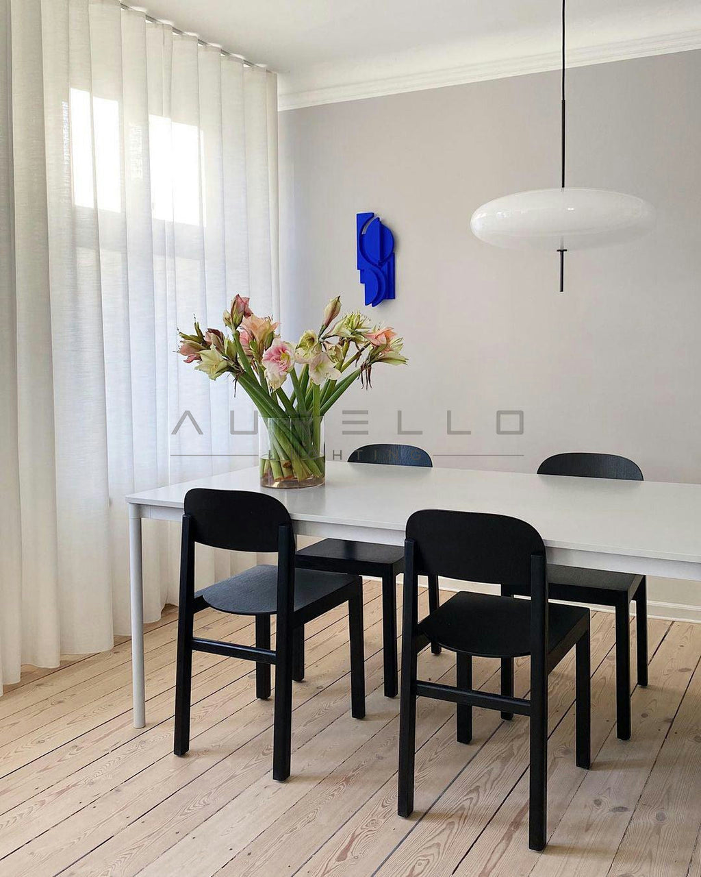 Opal Disc Suspension Lamp