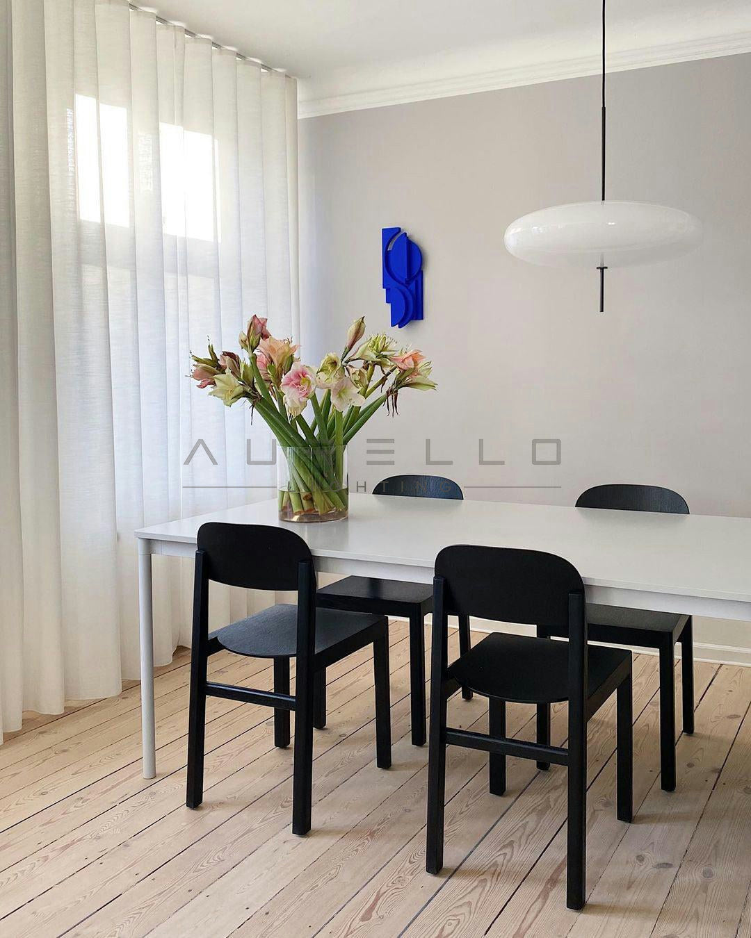 Opal Disc Suspension Lamp