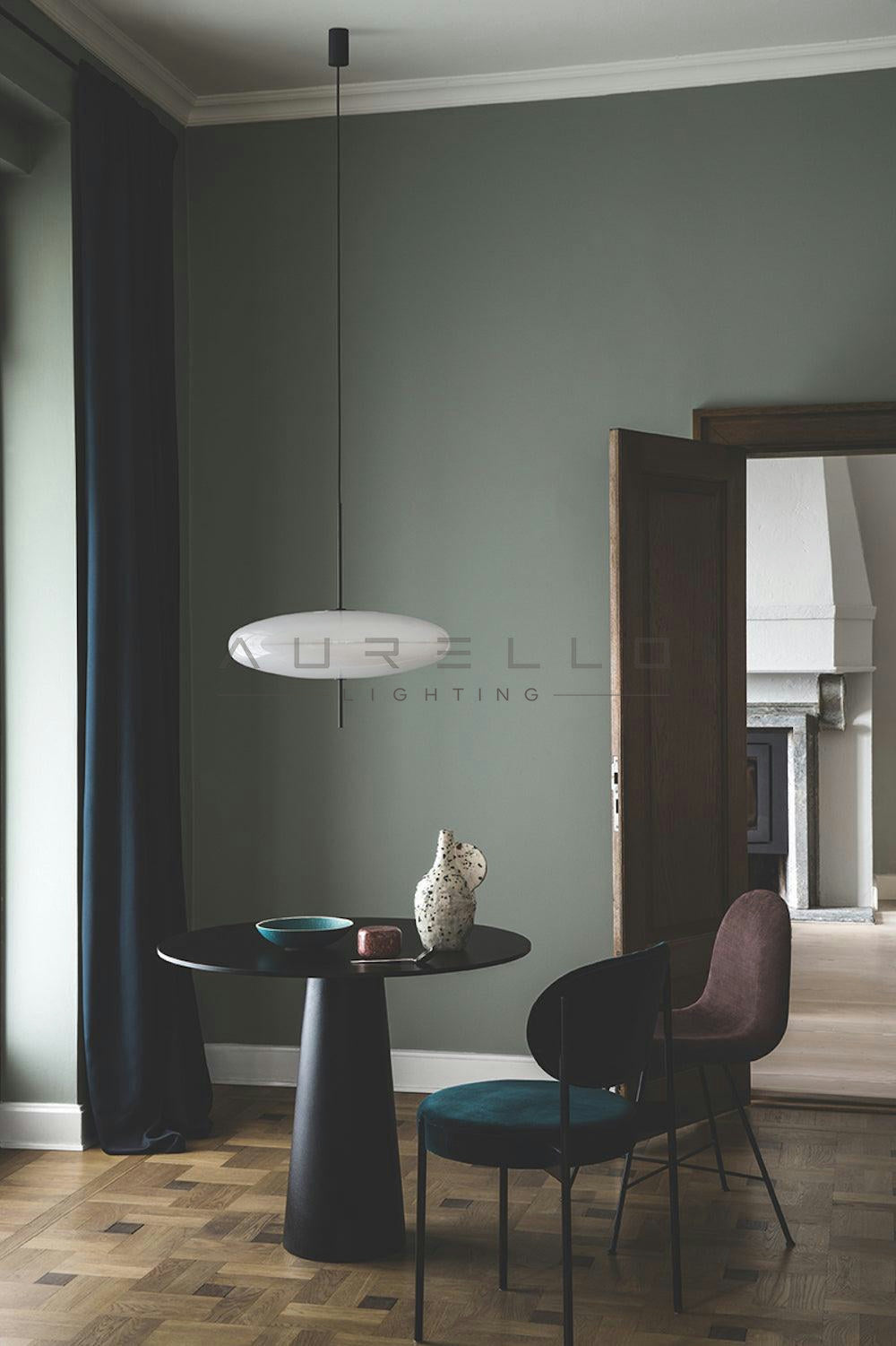 Opal Disc Suspension Lamp