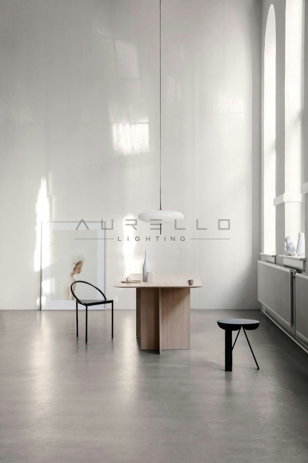 Opal Disc Suspension Lamp