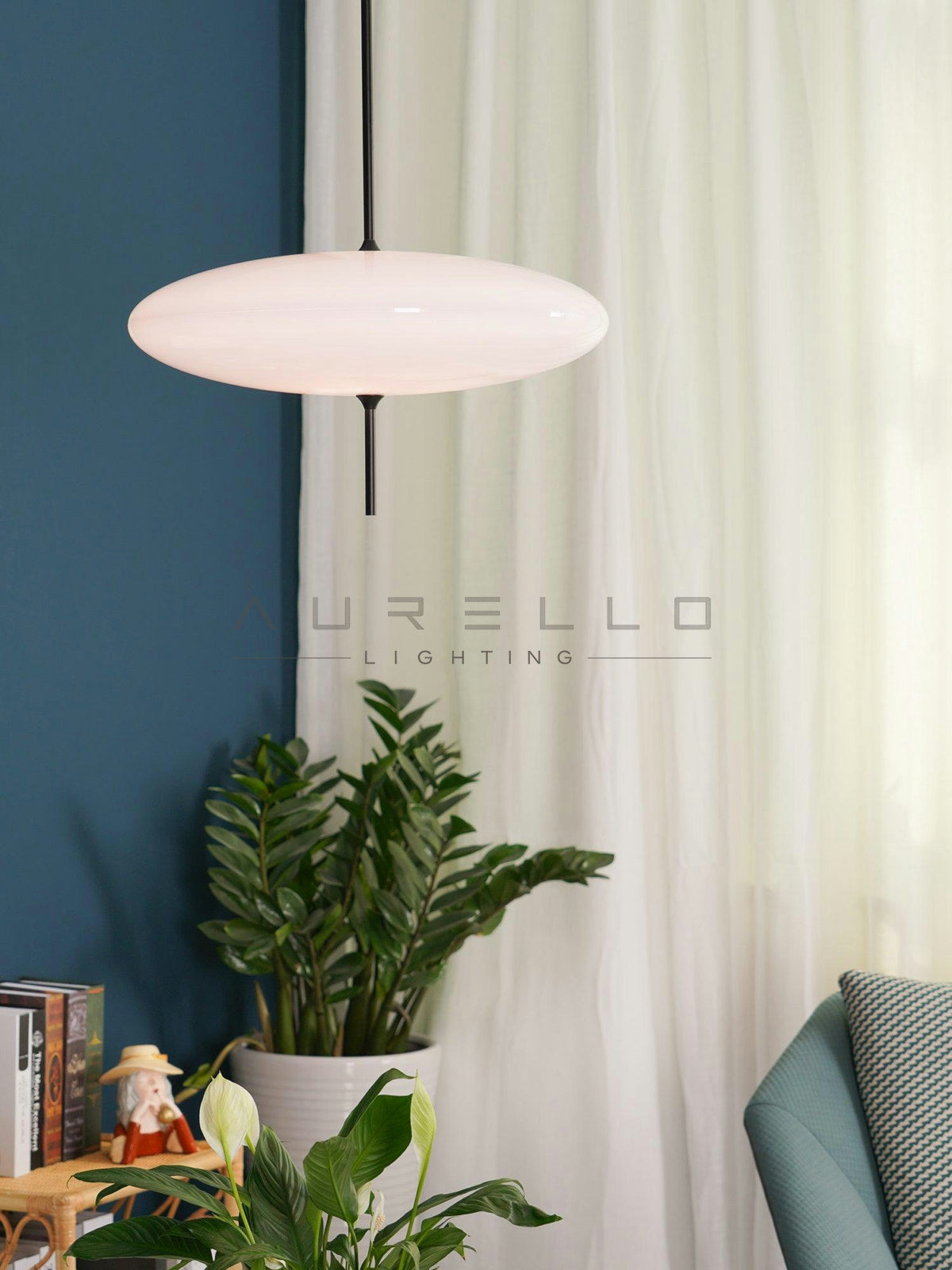 Opal Disc Suspension Lamp