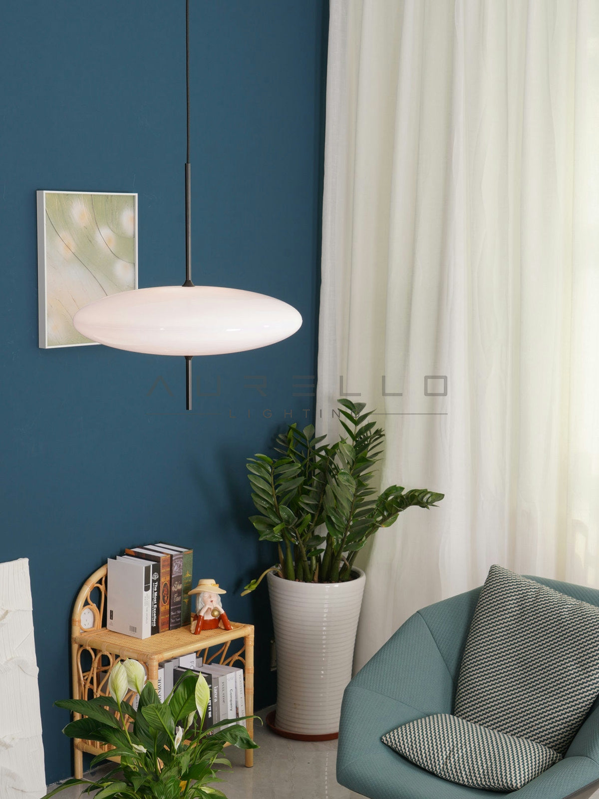 Opal Disc Suspension Lamp