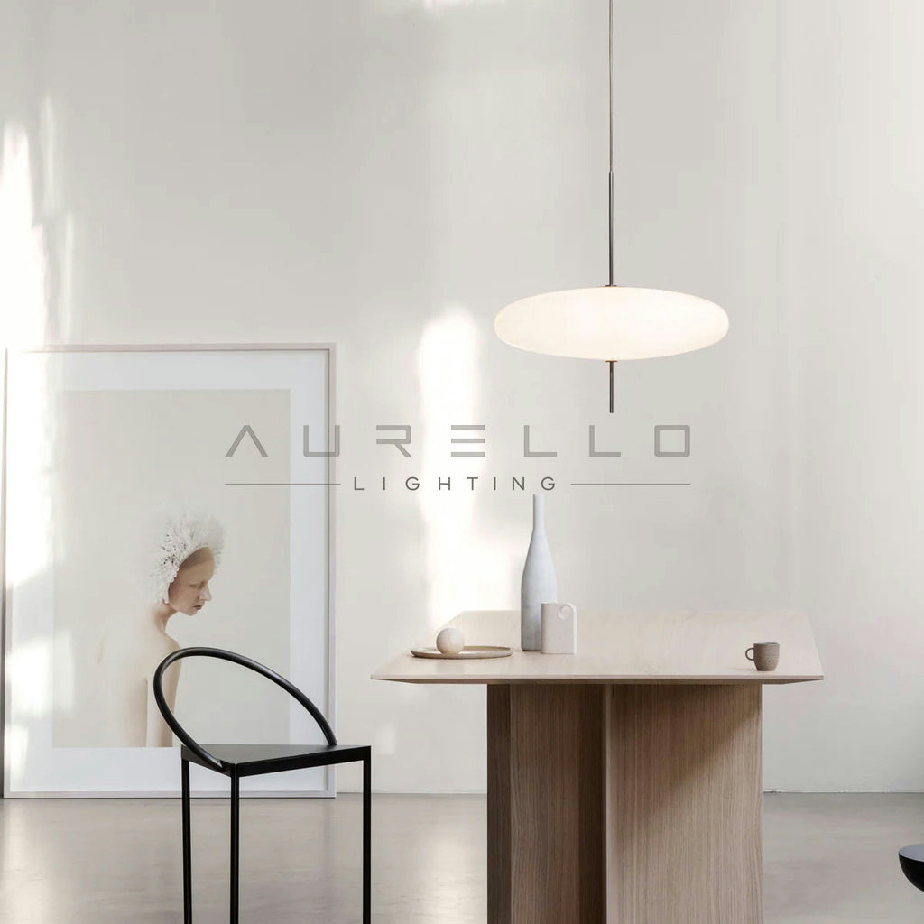 Opal Disc Suspension Lamp