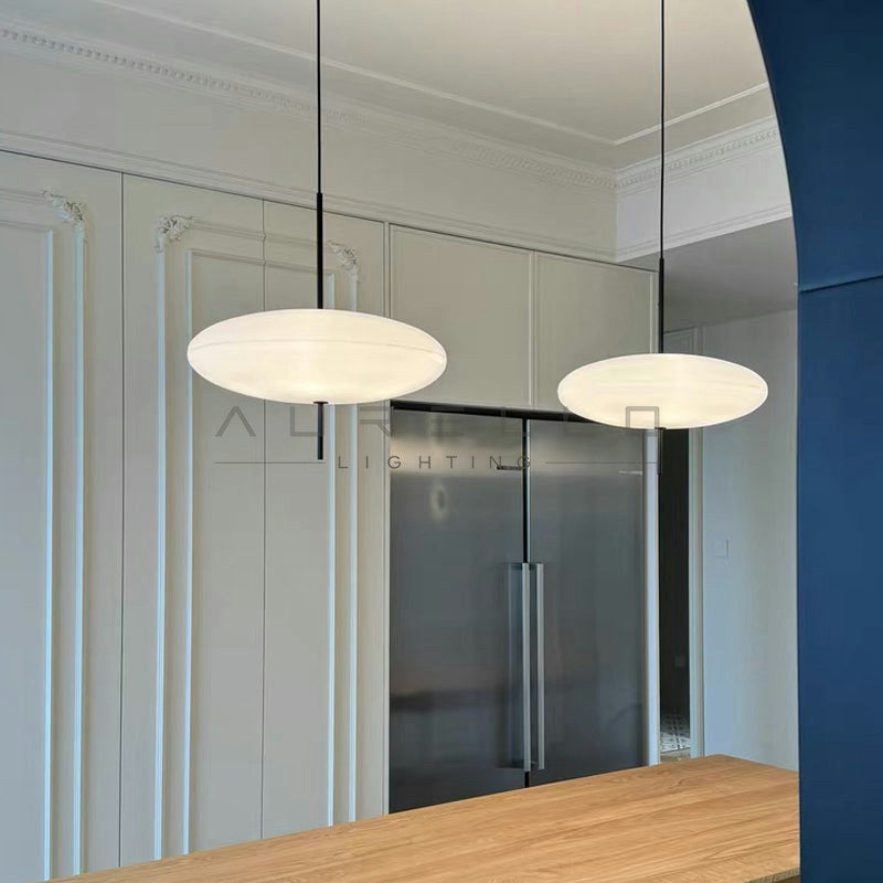 Opal Disc Suspension Lamp