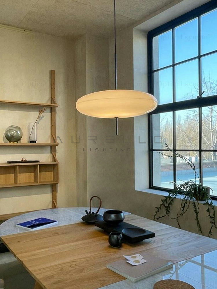 Opal Disc Suspension Lamp