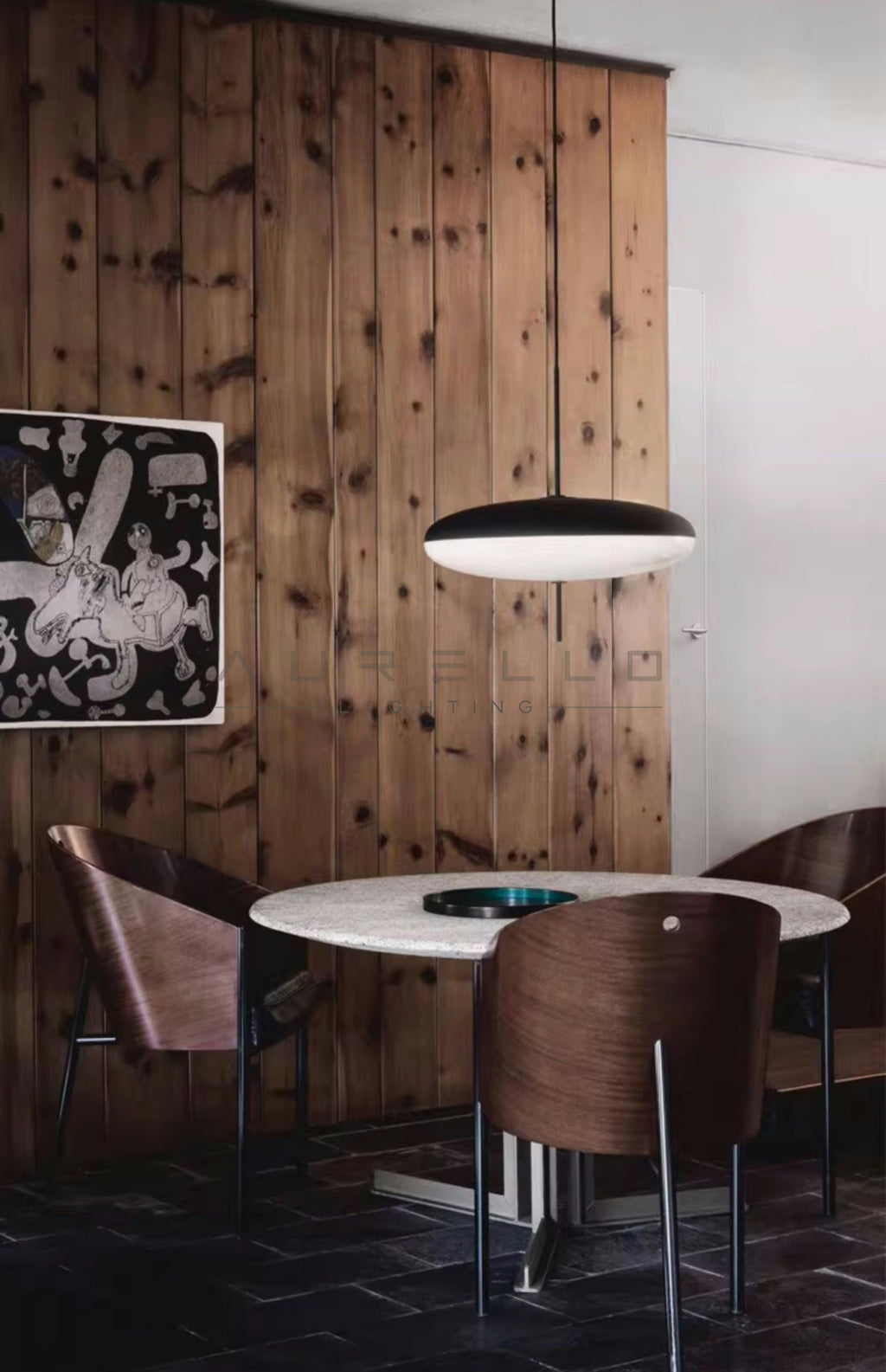 Opal Disc Suspension Lamp