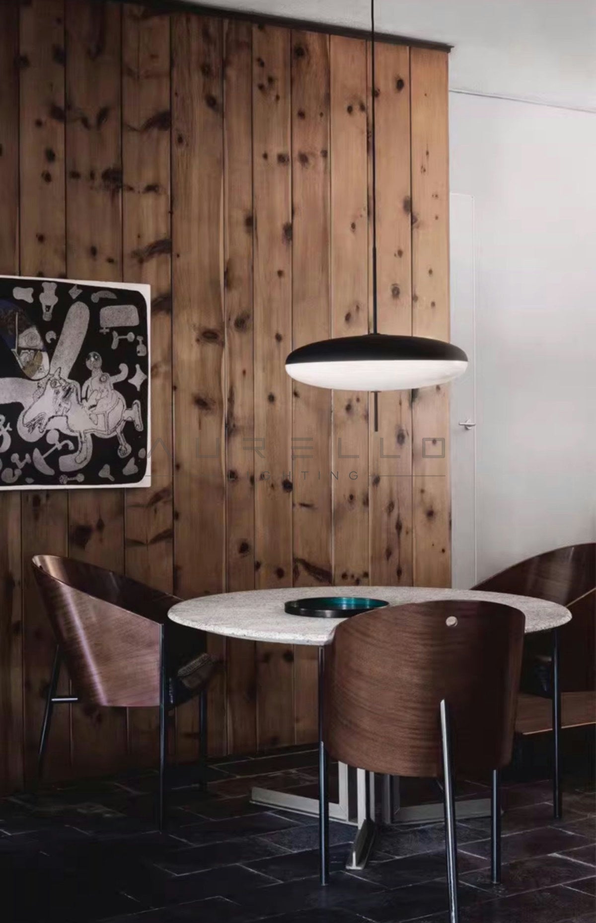 Opal Disc Suspension Lamp