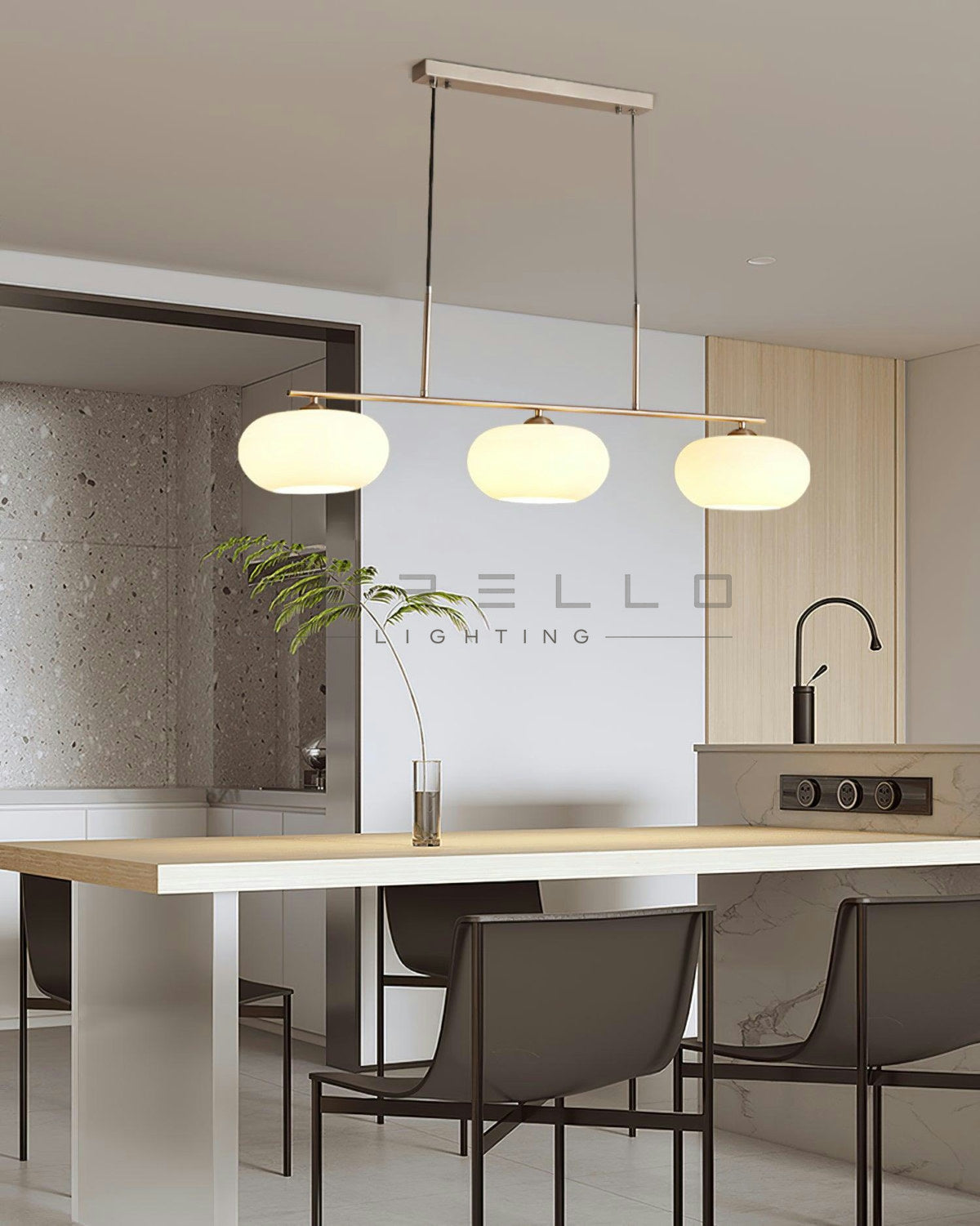 Sculptural Pendant Light