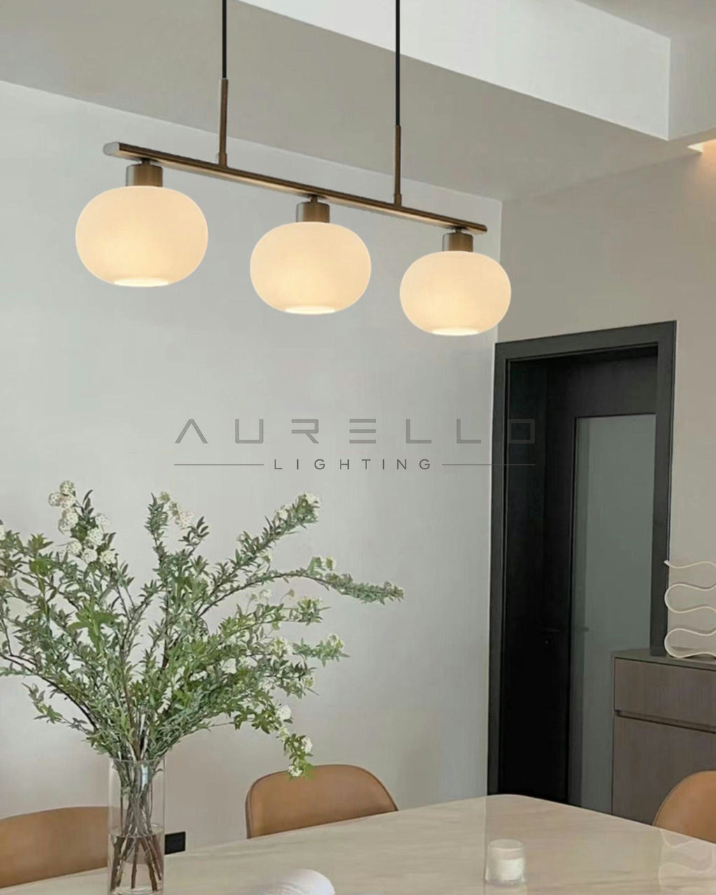 Sculptural Pendant Light
