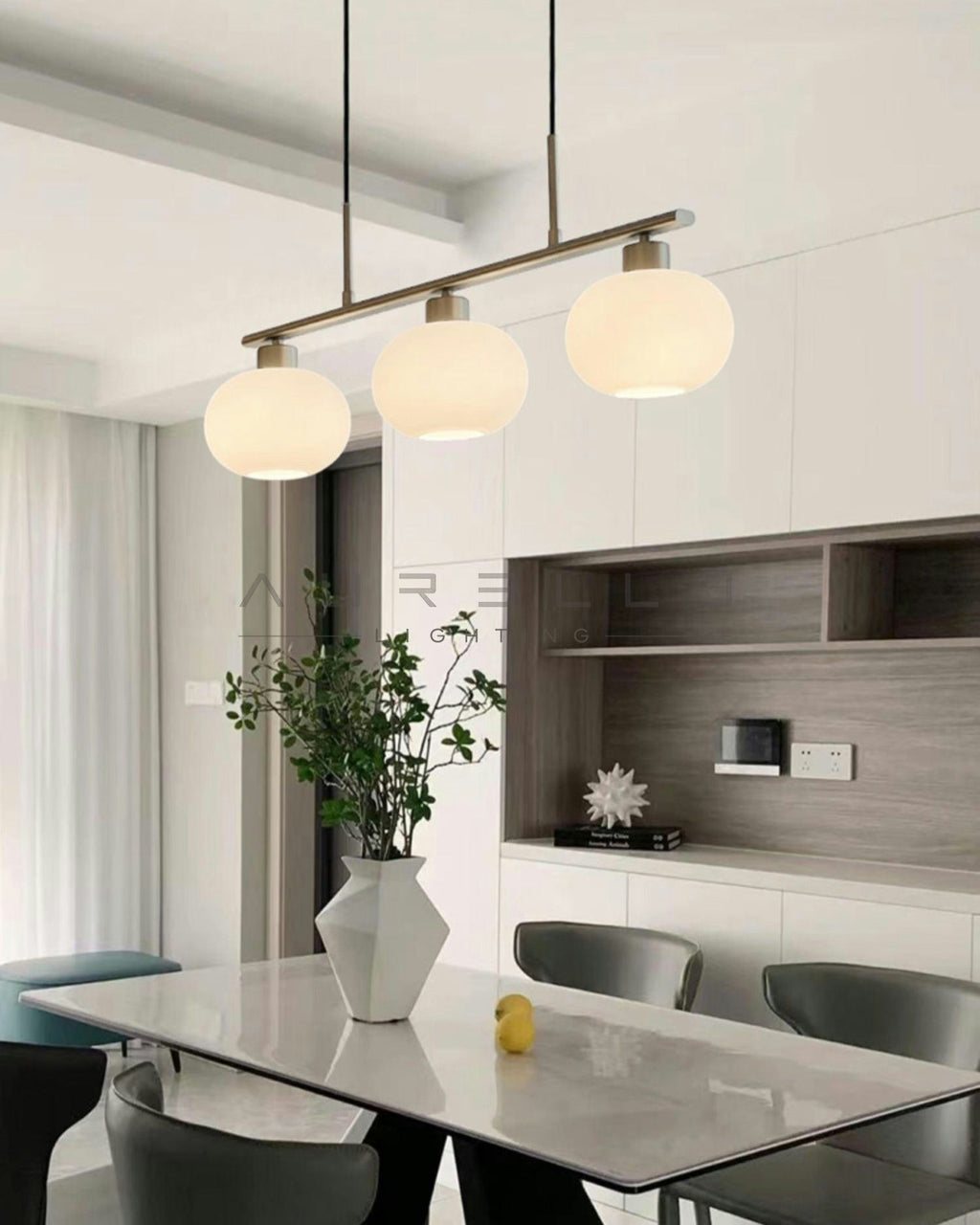 Sculptural Pendant Light