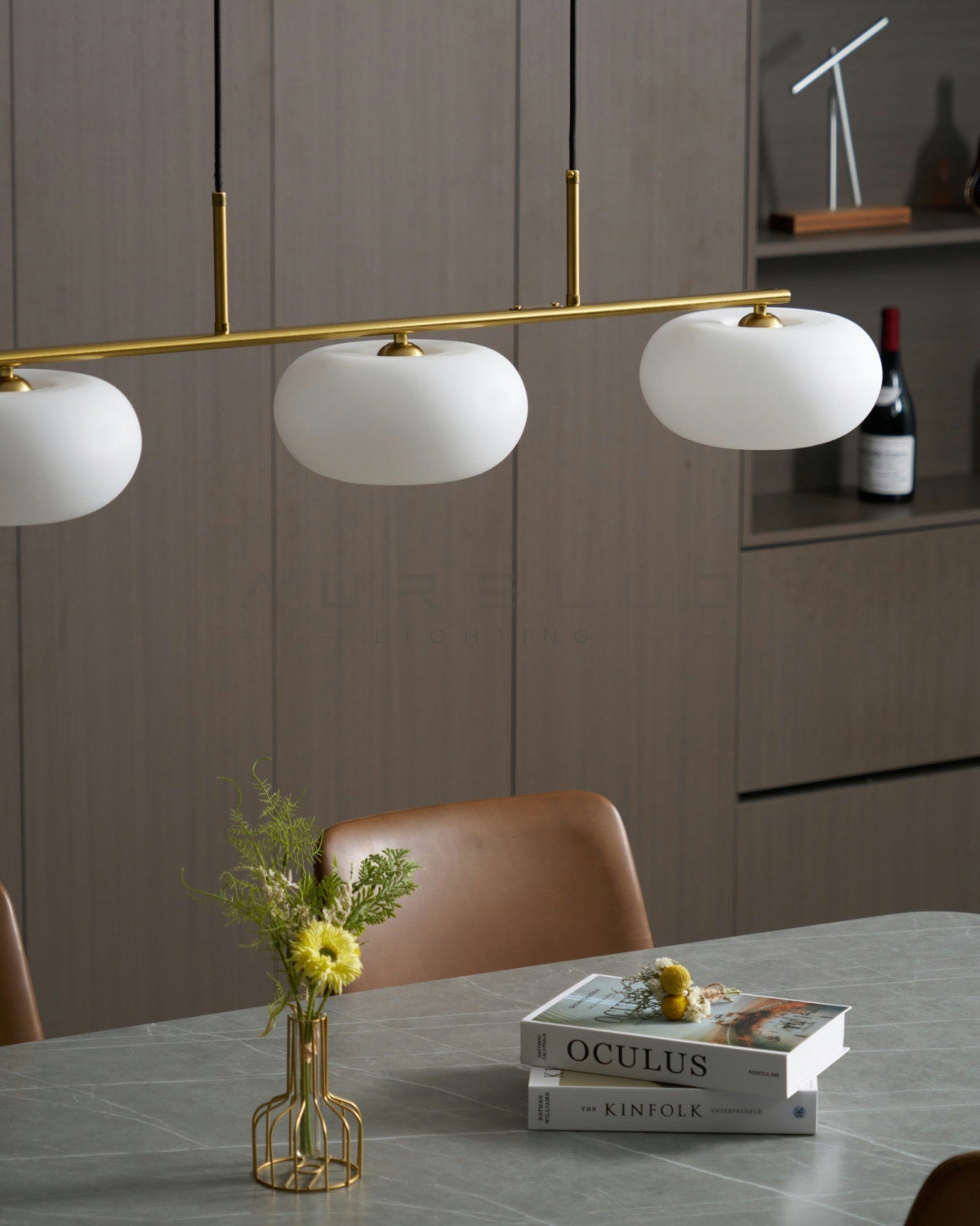 Sculptural Pendant Light