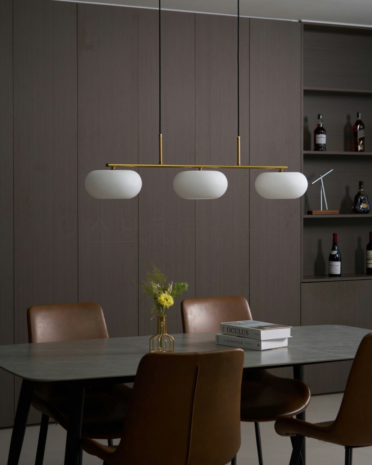 Sculptural Pendant Light