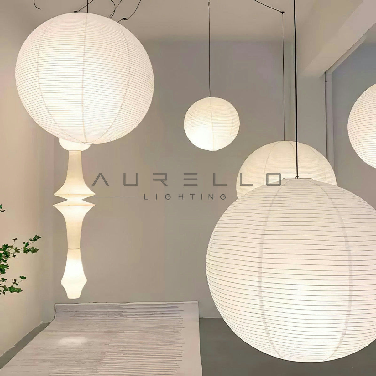 Washi Paper A Pendant Lamp