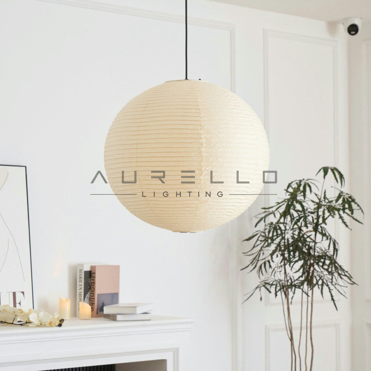Washi Paper A Pendant Lamp