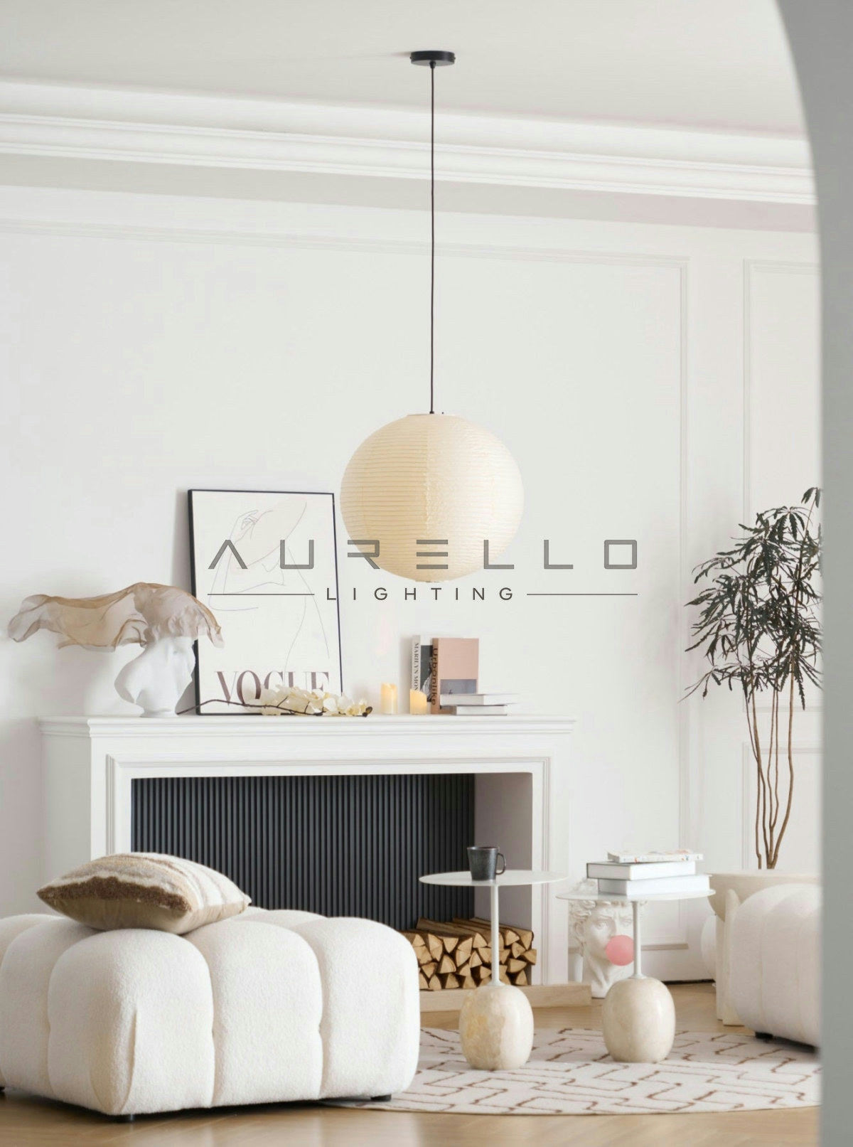 Washi Paper A Pendant Lamp