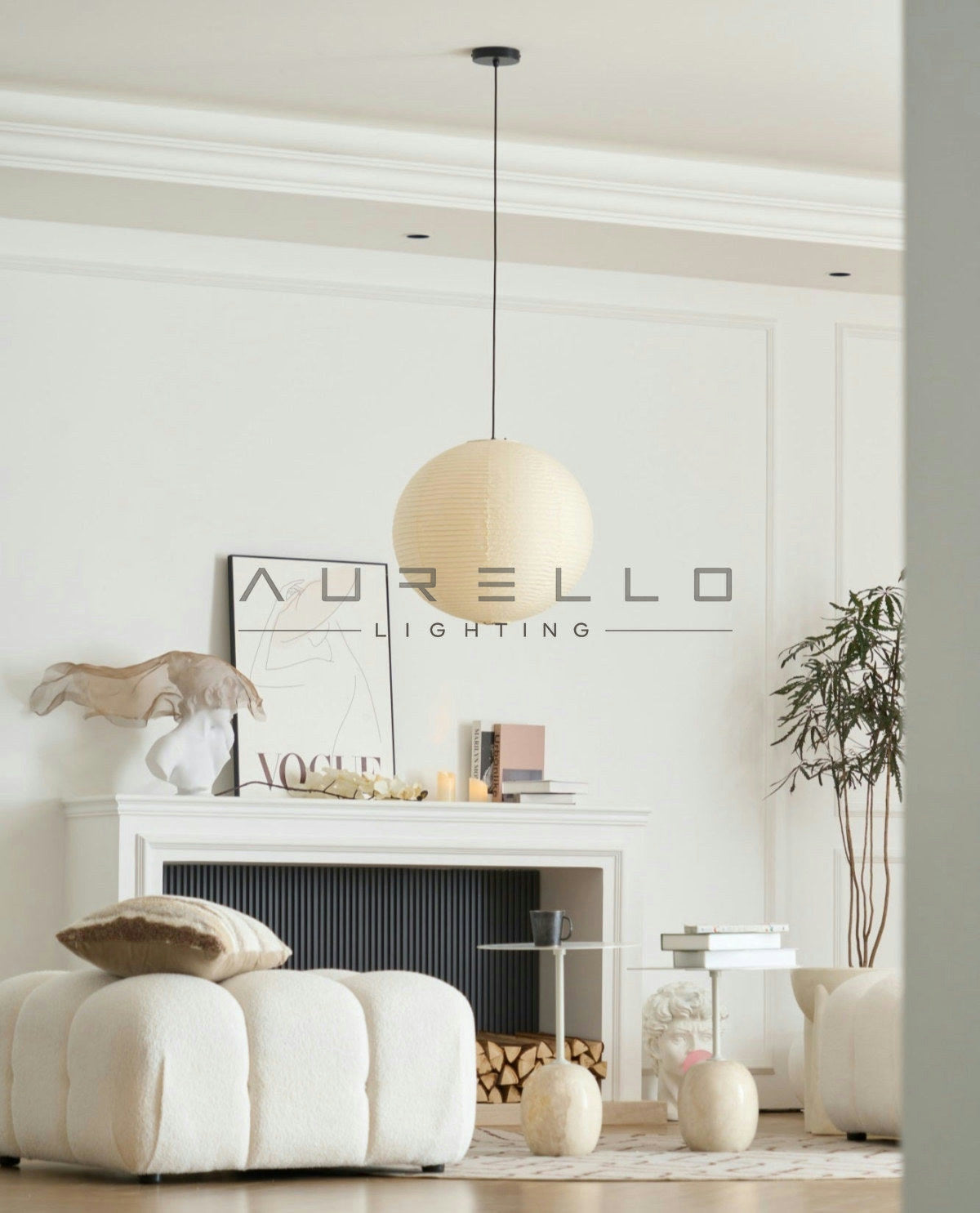 Washi Paper A Pendant Lamp