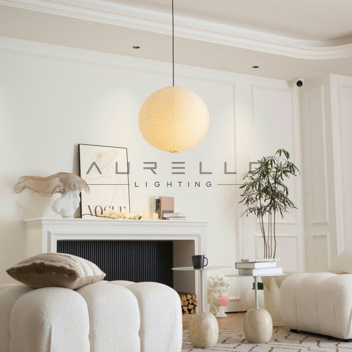 Washi Paper A Pendant Lamp