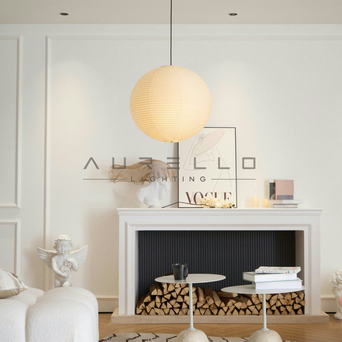 Washi Paper A Pendant Lamp