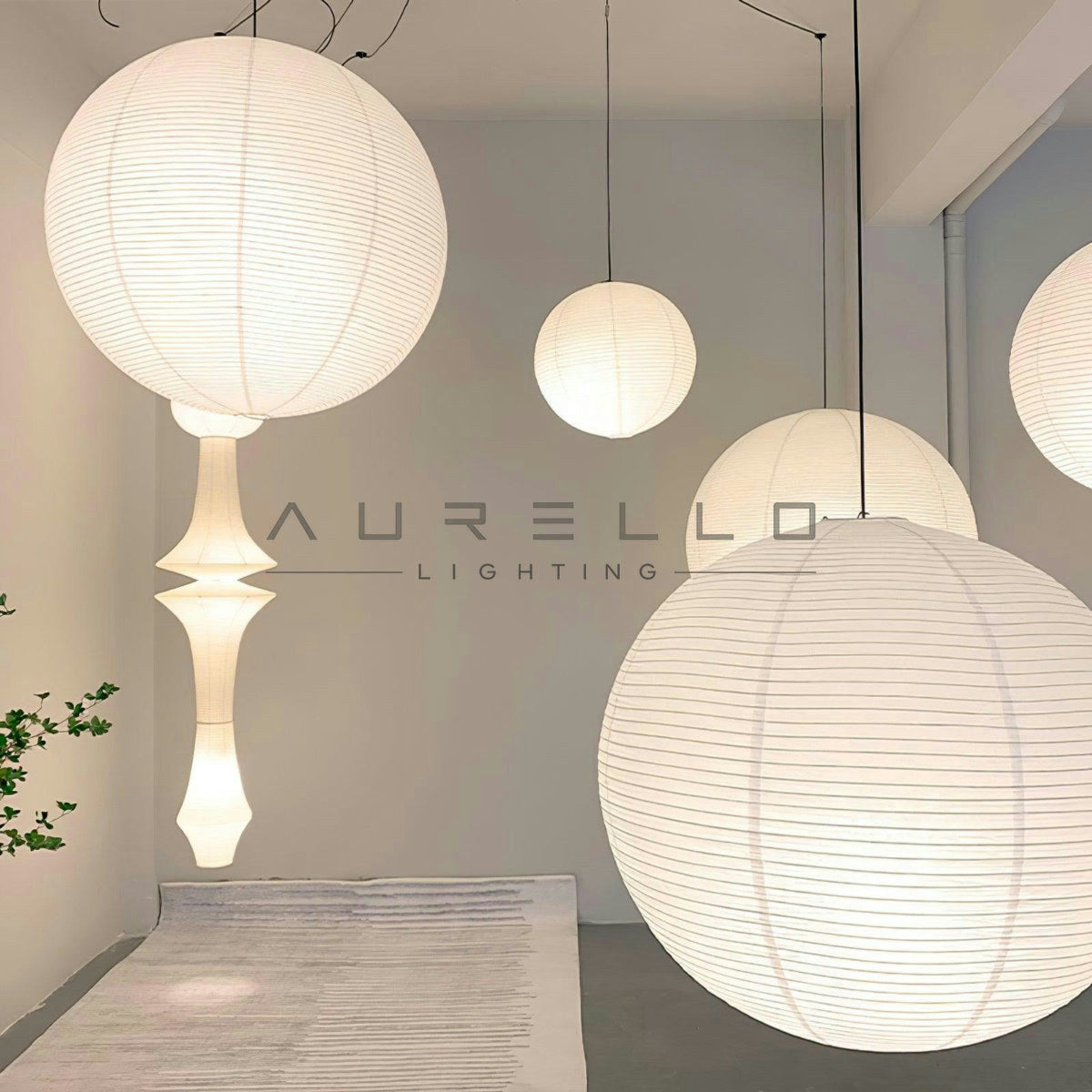 Washi Paper A Pendant Lamp