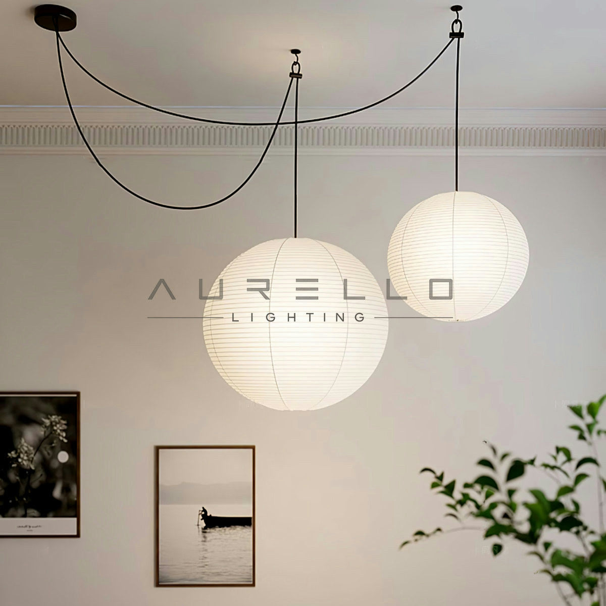 Washi Paper A Pendant Lamp