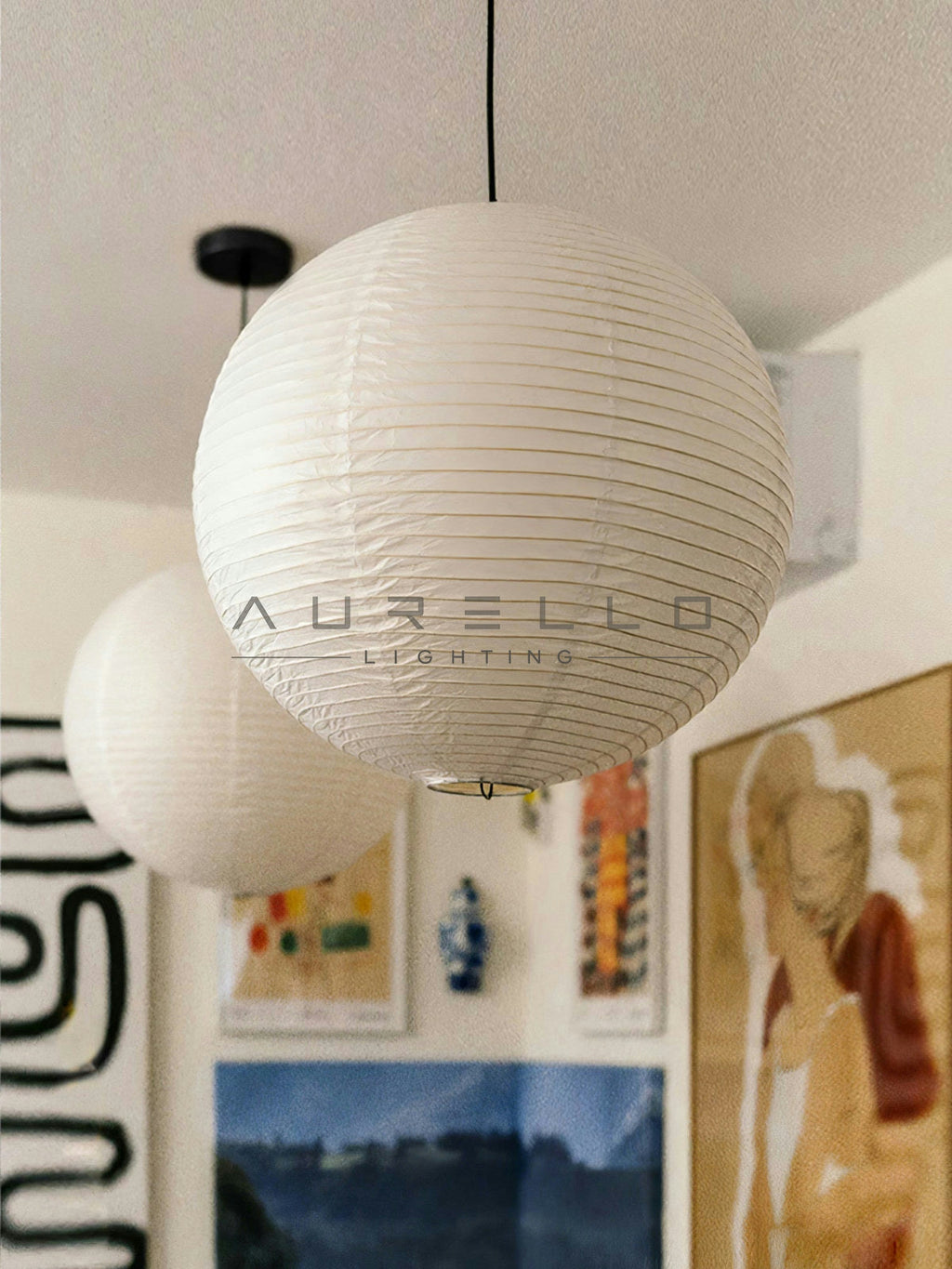 Washi Paper A Pendant Lamp