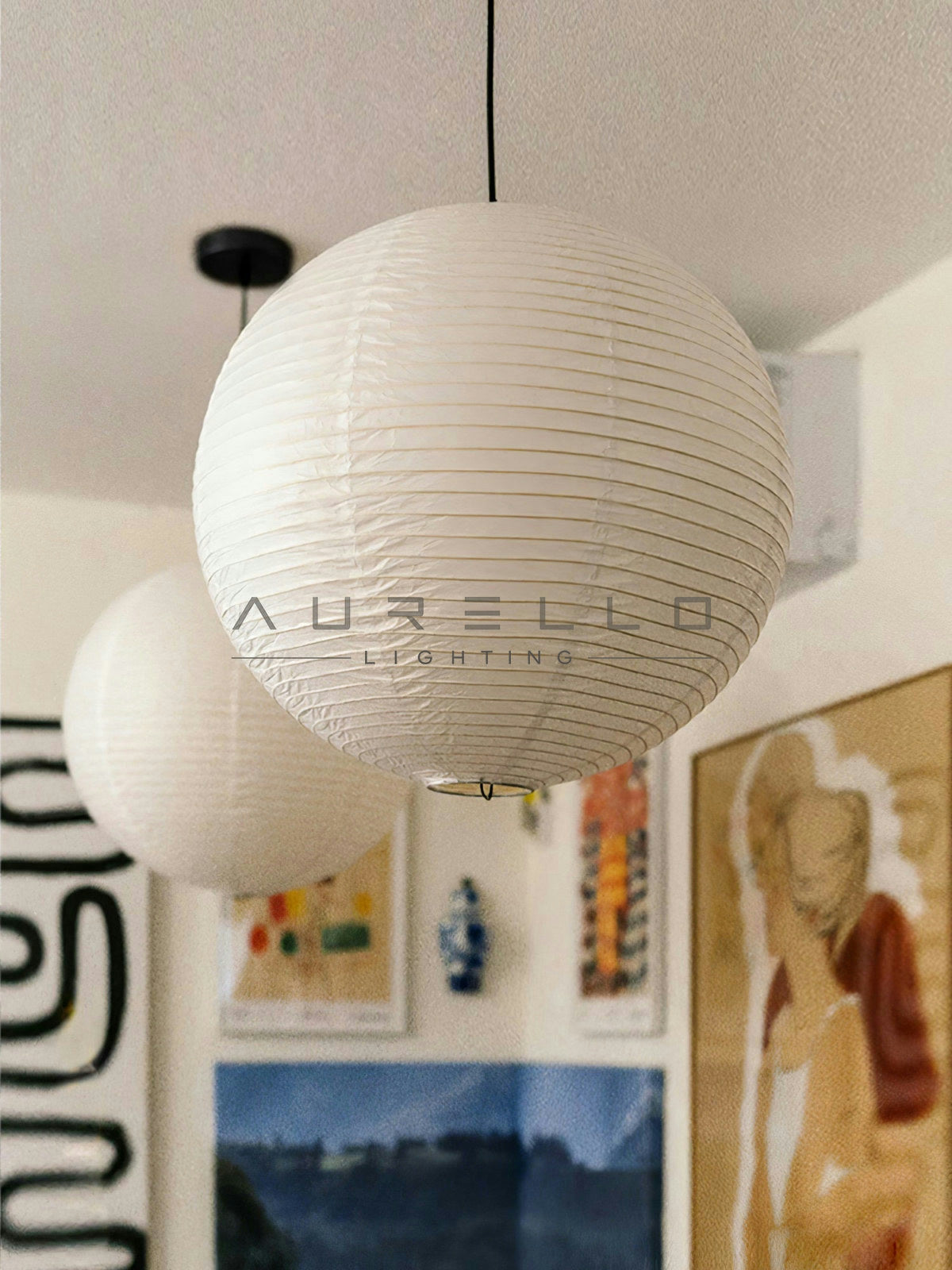Washi Paper A Pendant Lamp