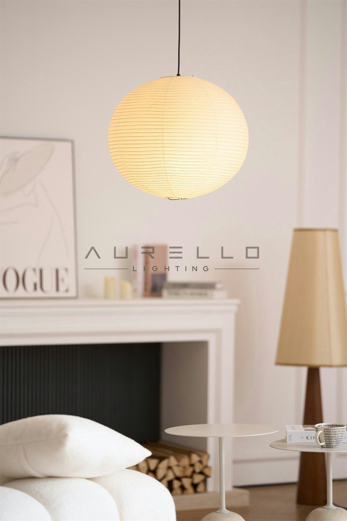 Washi Paper A Pendant Lamp