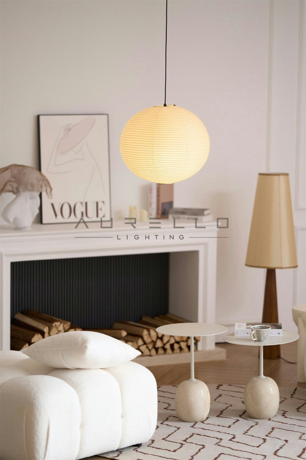 Washi Paper A Pendant Lamp