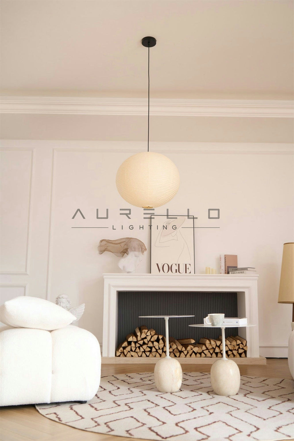 Washi Paper A Pendant Lamp