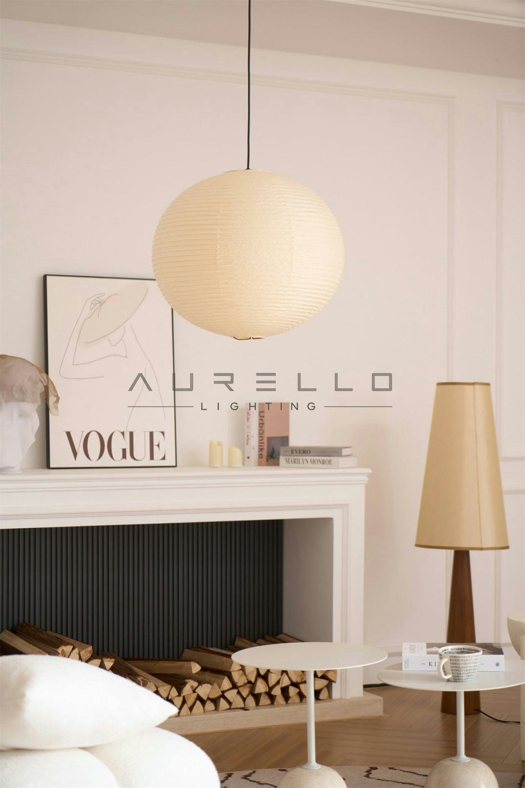 Washi Paper A Pendant Lamp