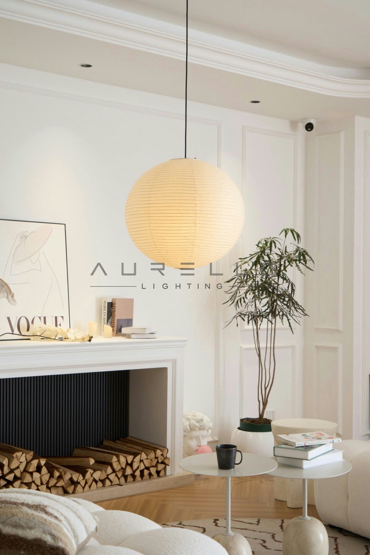Washi Paper A Pendant Lamp