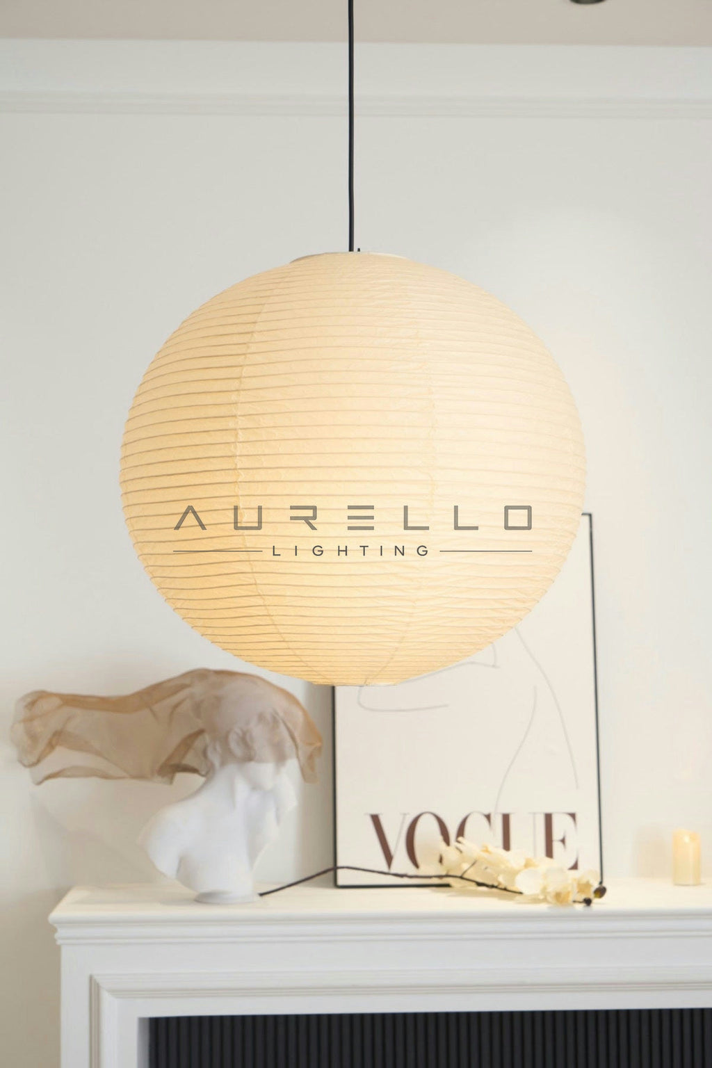 Washi Paper A Pendant Lamp