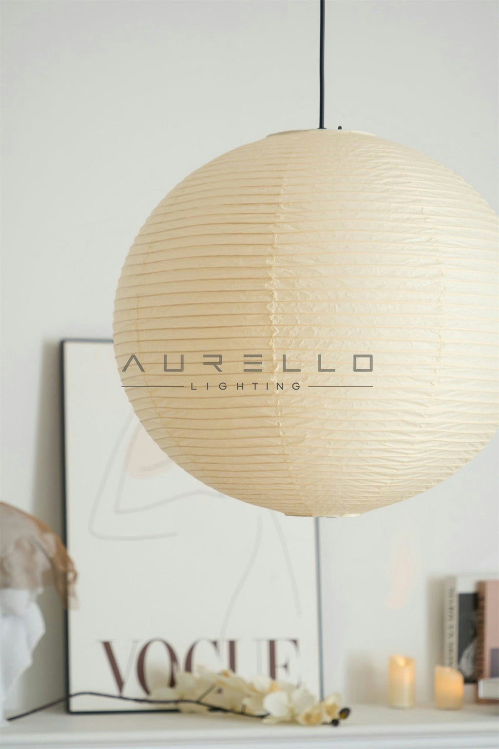 Washi Paper A Pendant Lamp