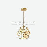 Glass Petal Pendant Light
