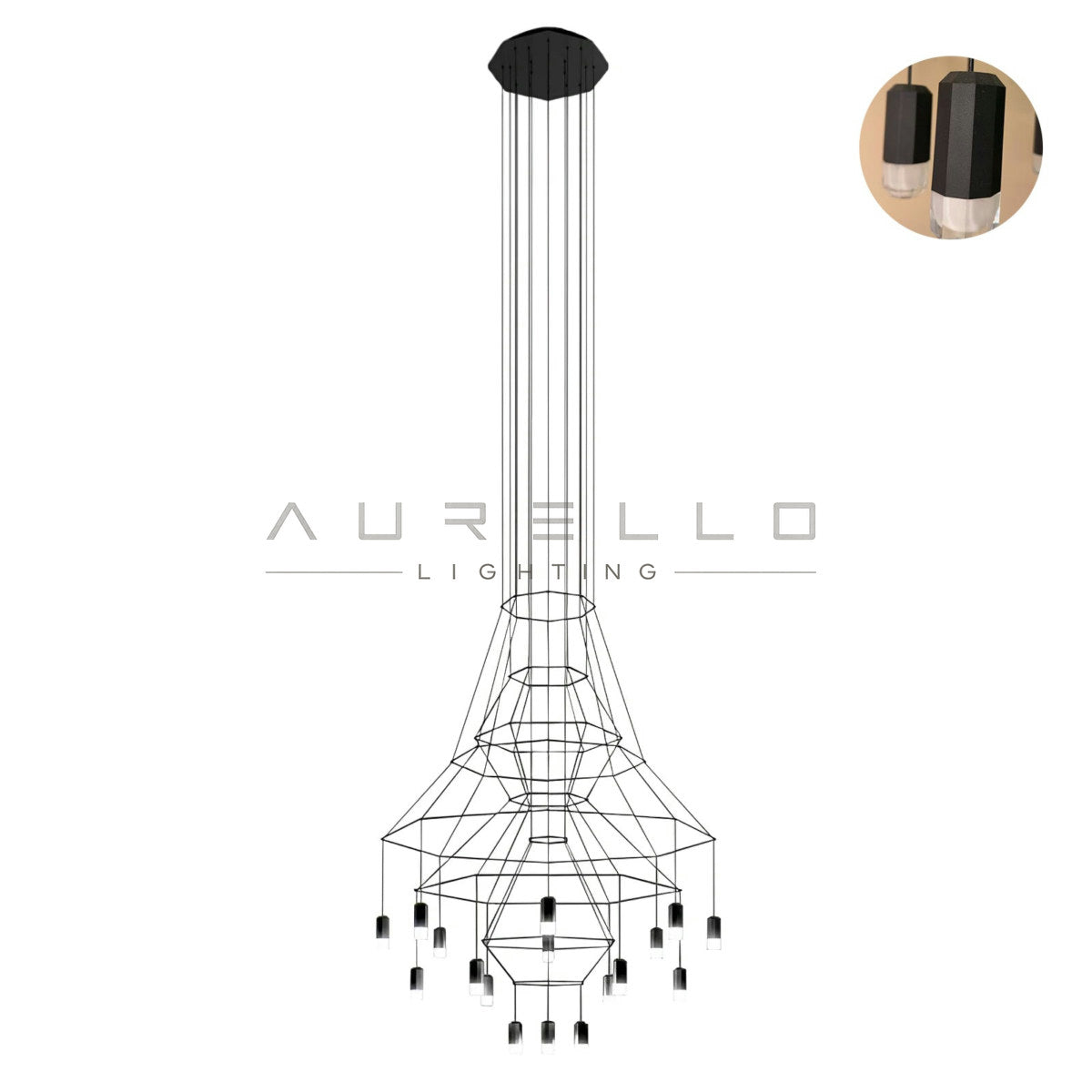 Lattice Chandelier