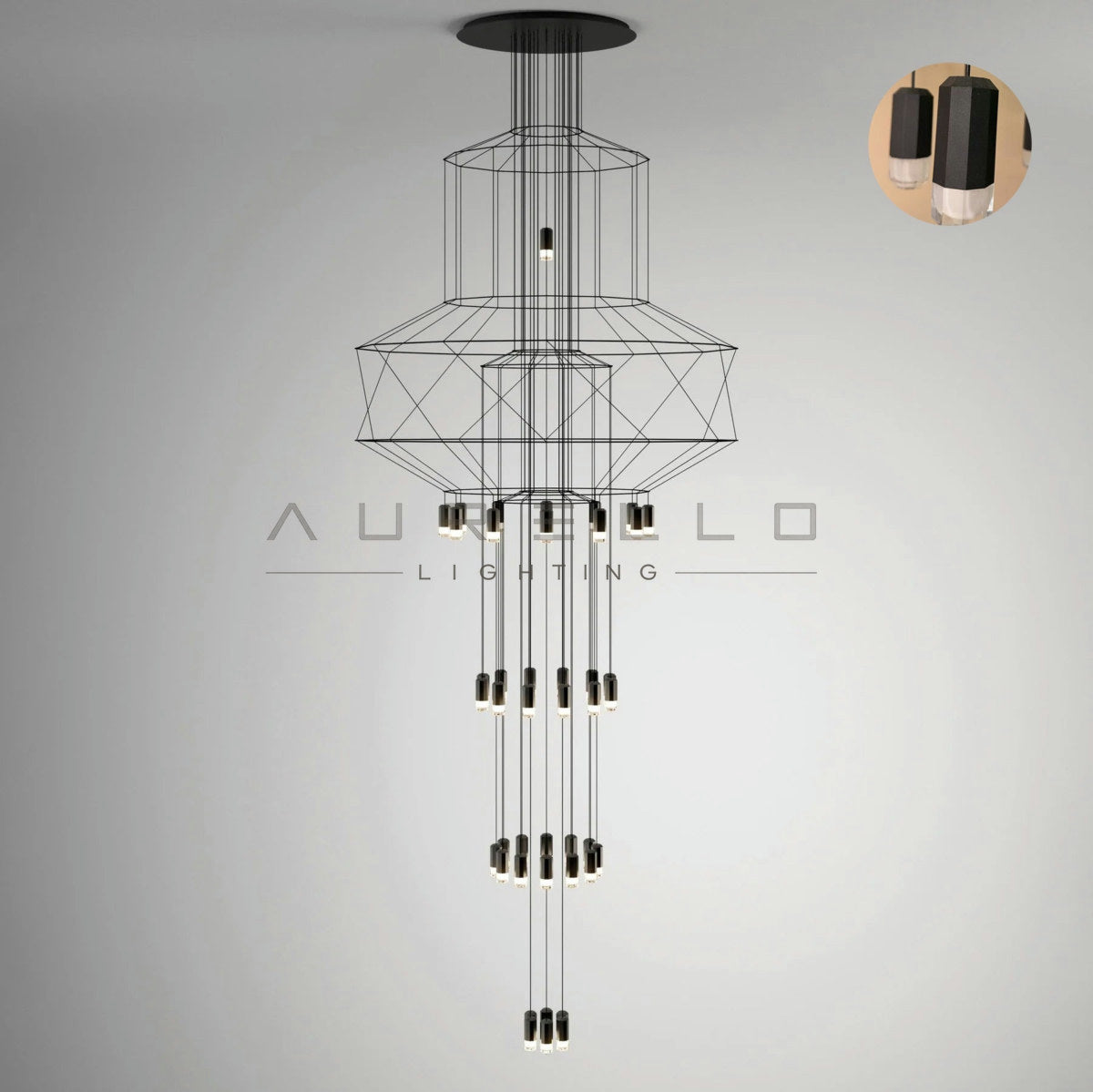 Lattice Chandelier