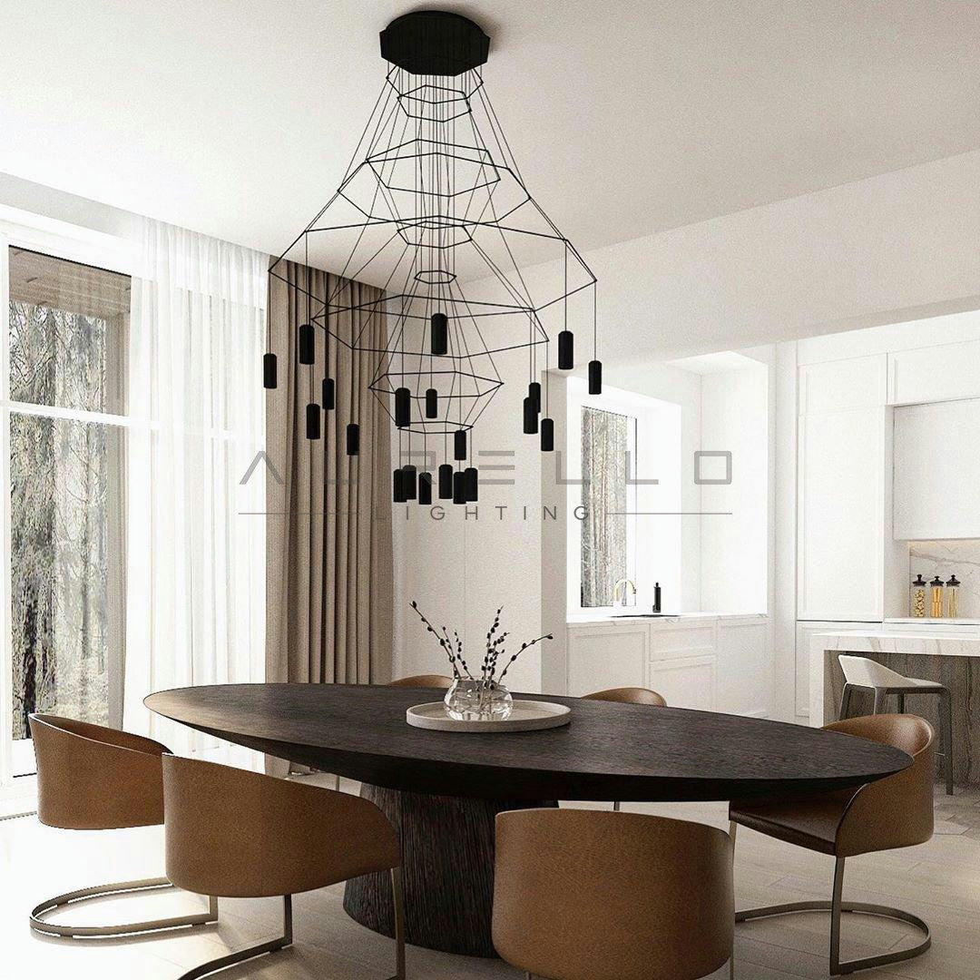 Lattice Chandelier