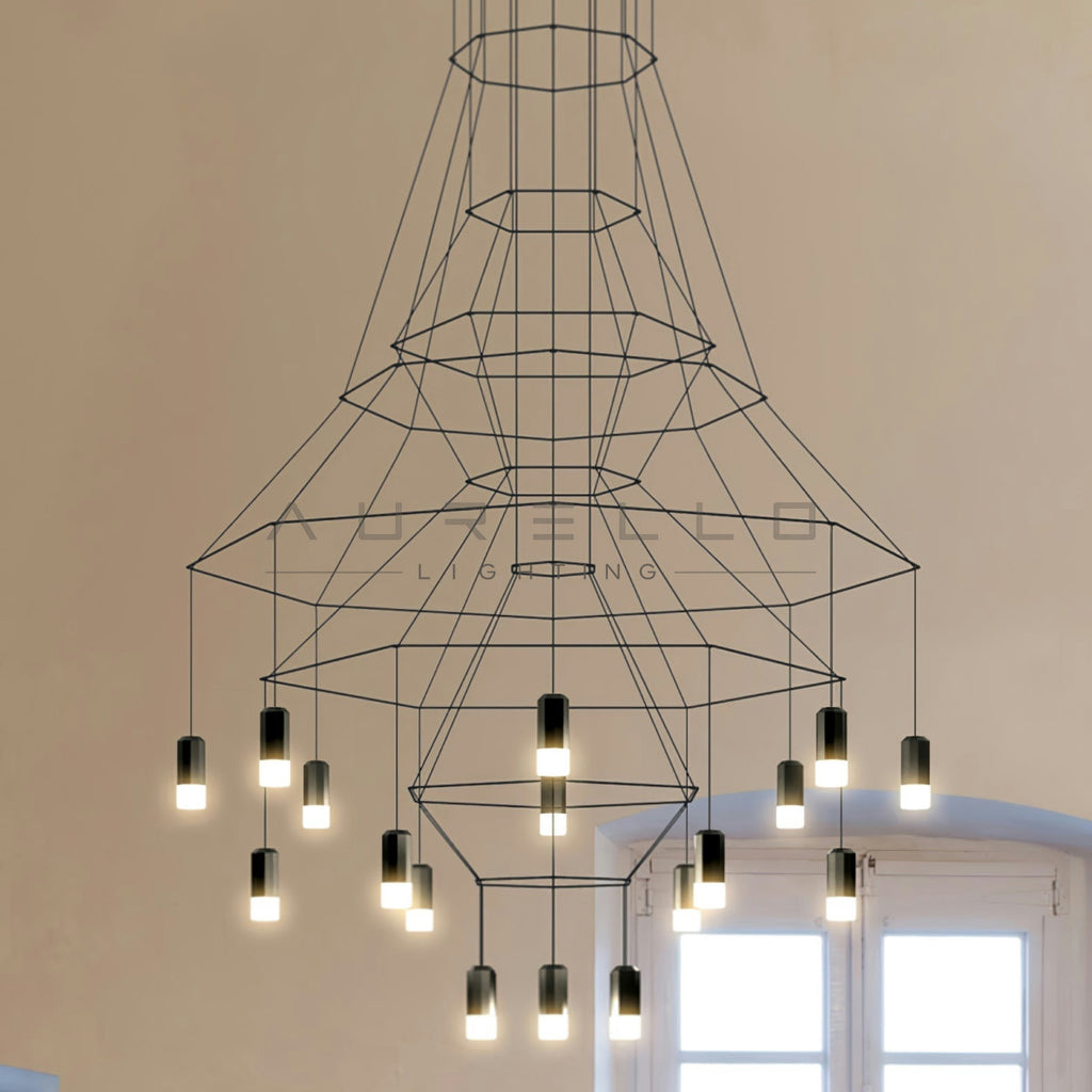 Lattice Chandelier