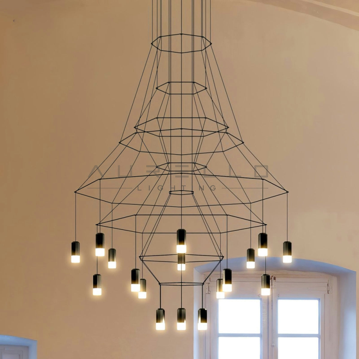 Lattice Chandelier