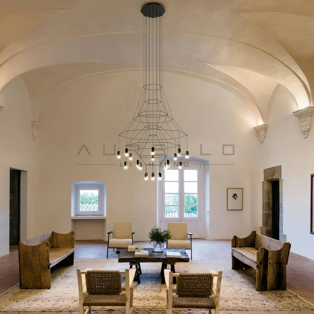 Lattice Chandelier
