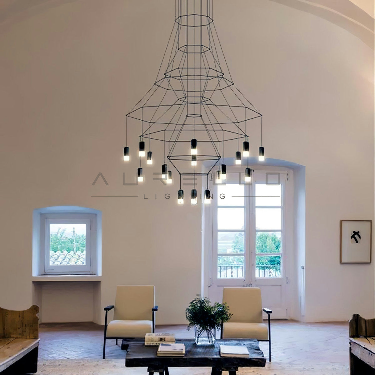 Lattice Chandelier