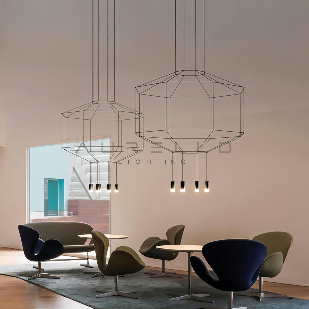 Lattice Chandelier