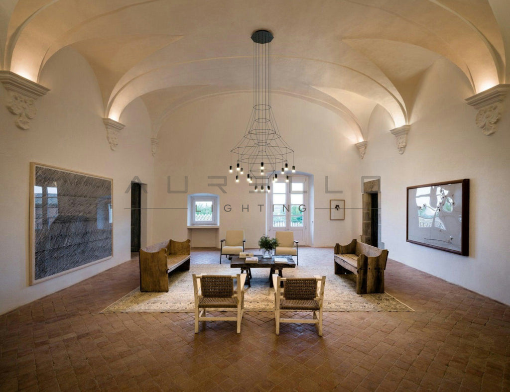 Lattice Chandelier