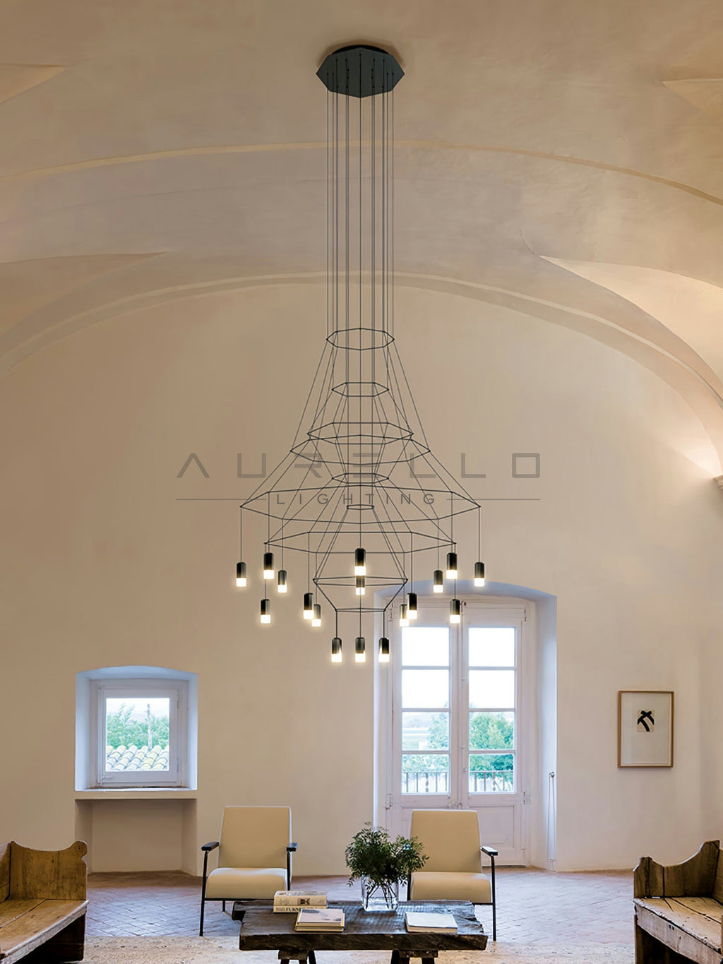 Lattice Chandelier