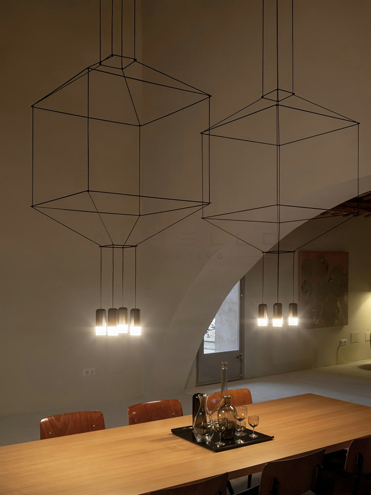 Lattice Chandelier
