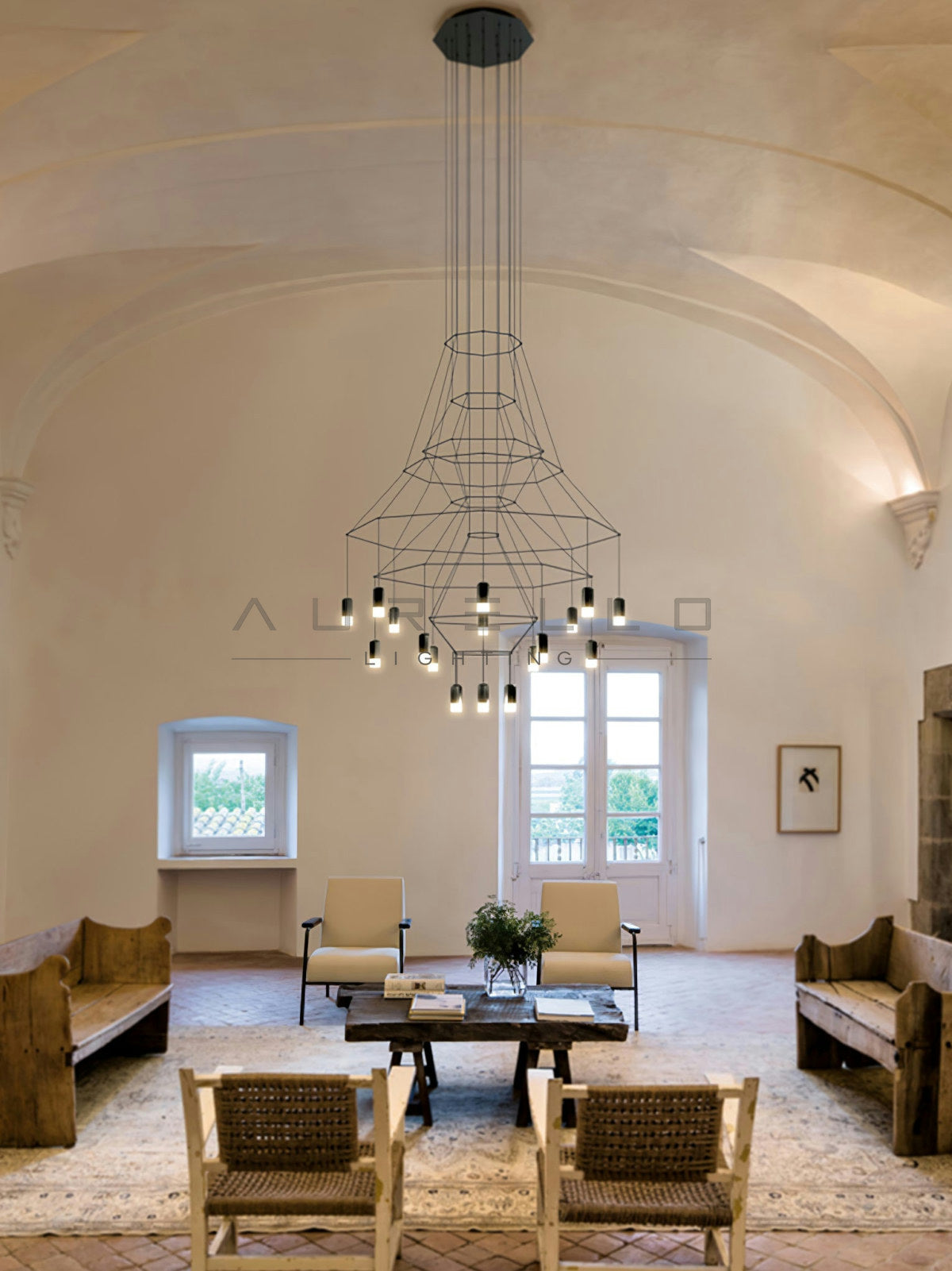 Lattice Chandelier