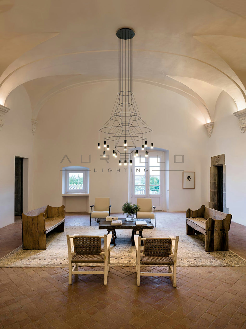Lattice Chandelier