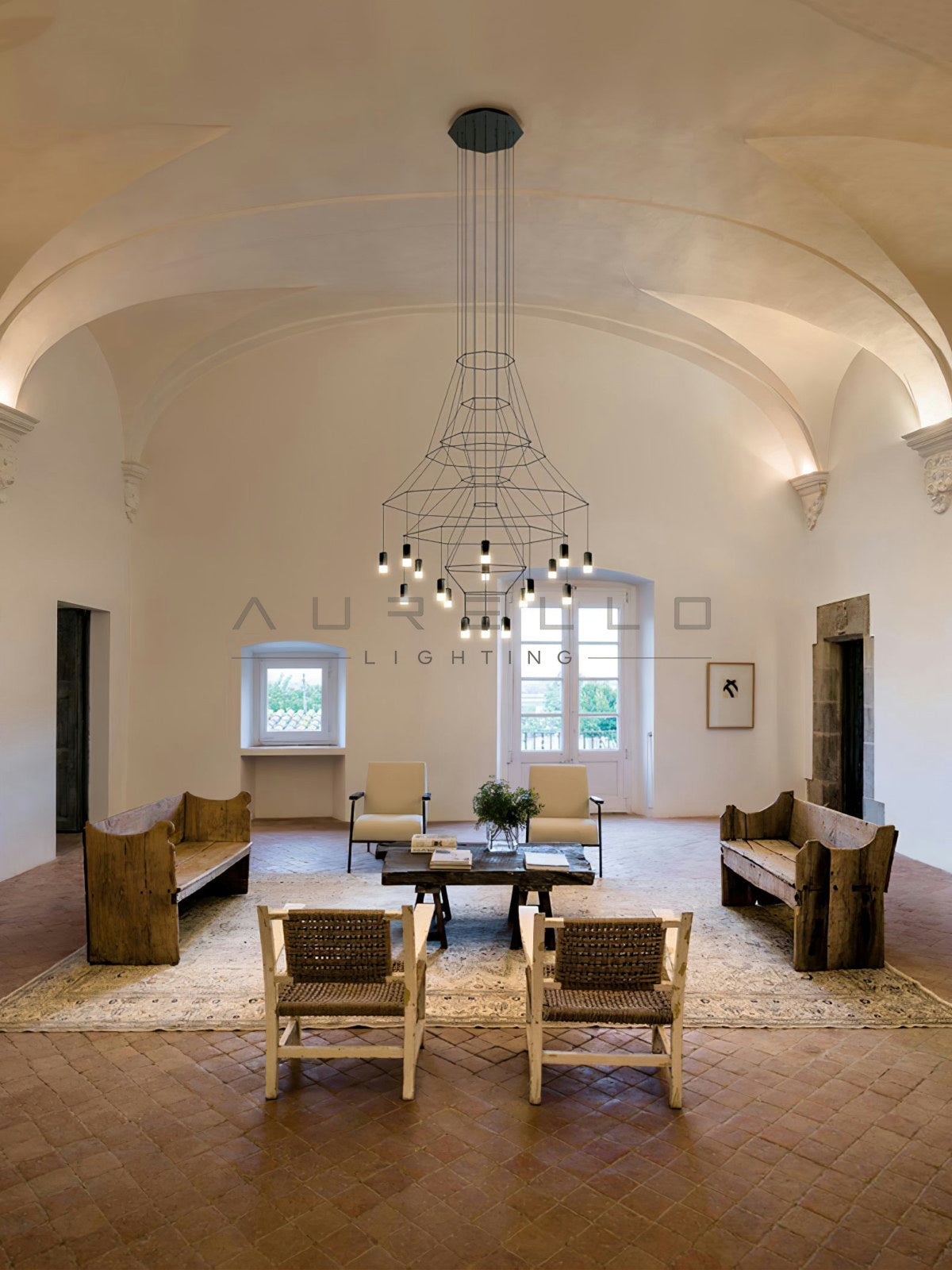 Lattice Chandelier